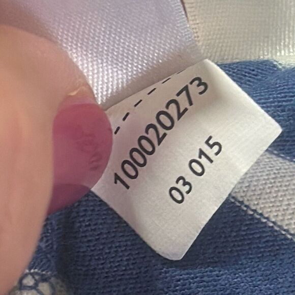 Brooks Brothers Red Fleece Mens Blue White Striped Polo XL Short Sleeve LOOK - Picture 7 of 8